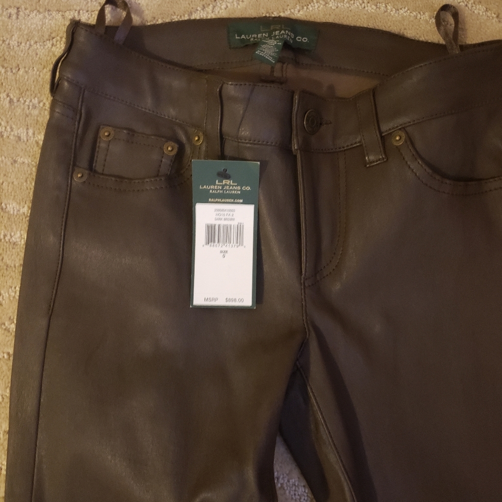 Ralph Lauren Genuine Leather Pants